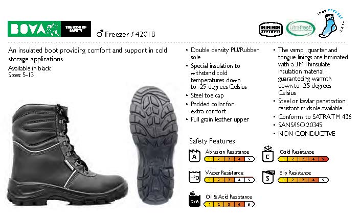 Bova Safety Footwear Products Harrismith Free State
